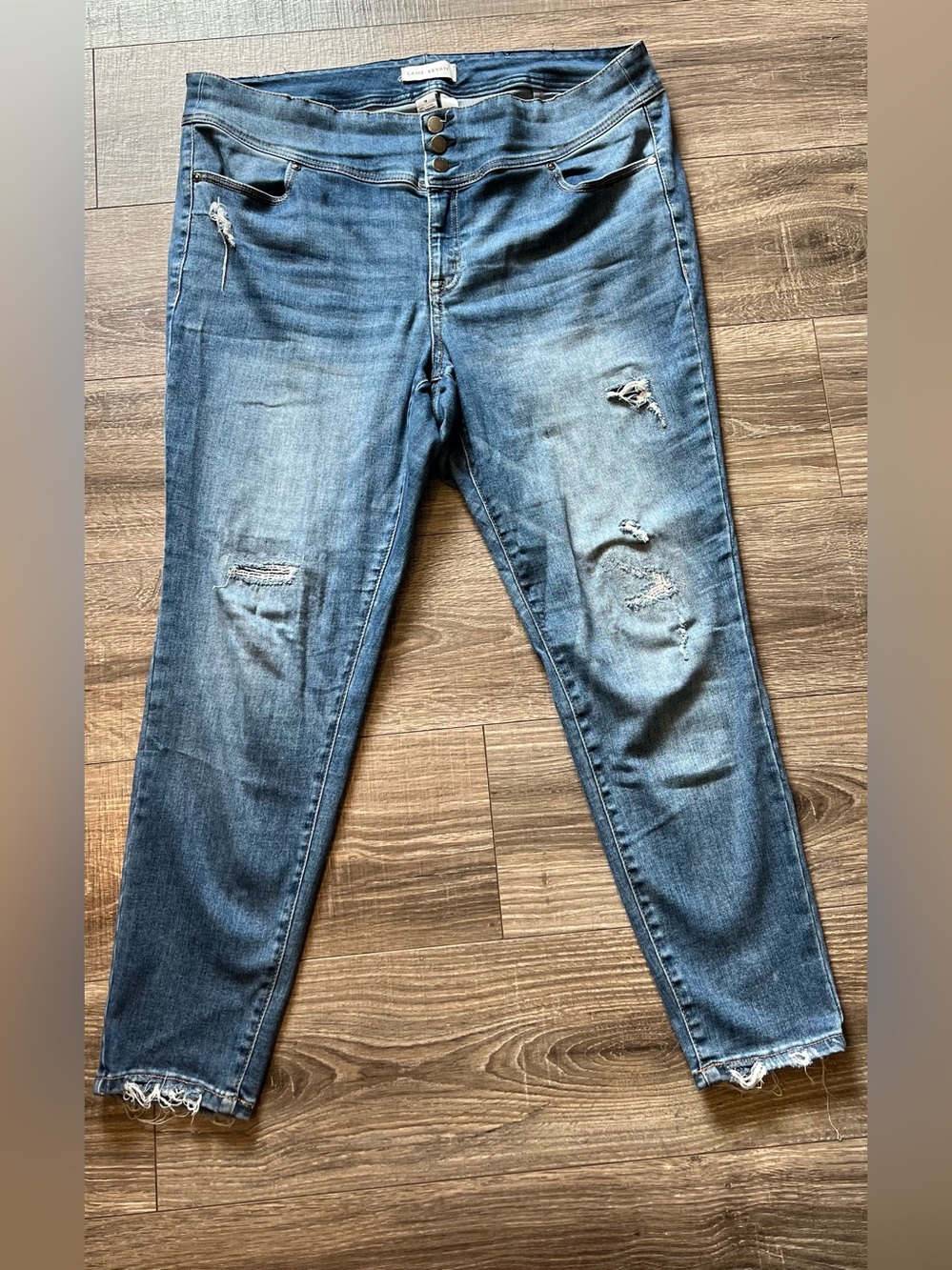 Lane Bryant Flex Magic High Rise Distressed Jegging Jeans Size 18